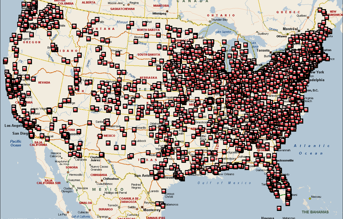IHI 100,000 Lives Campaign Map of Enrolled Hospitals