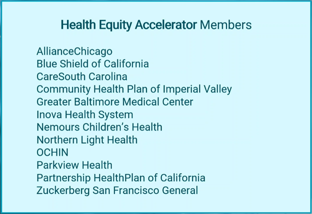 Leadership Alliance Health Equity Accelerator Members