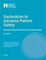 Declaration to Advance Patient Safety