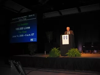 Berwick Announces Launch of 100,000 Lives Campaign at IHI Forum Berwick Announces Launch of 100,000 Lives Campaign at IHI Forum